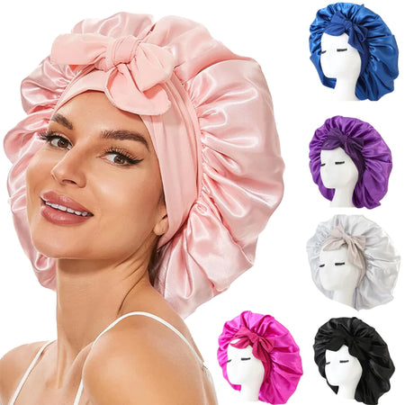 NOCHE Adjustable Satin Bonnet